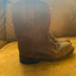 Girls Cowboy Boots size 7 leather